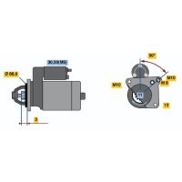 BOSCH 0 986 020 131 Starter