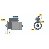 BOSCH 0 986 021 220 Starter