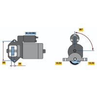 BOSCH 0 986 021 351 Starter