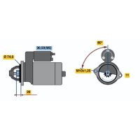 BOSCH 0 986 021 550 Starter