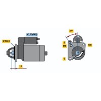 BOSCH 0 986 021 651 Starter