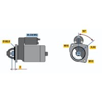 BOSCH 0 986 021 741 Starter
