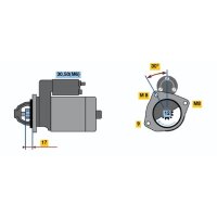BOSCH 0 986 022 121 Starter