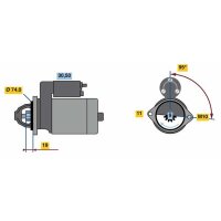 BOSCH 0 986 023 260 Starter