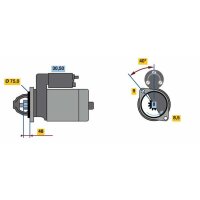 BOSCH 0 986 023 520 Starter
