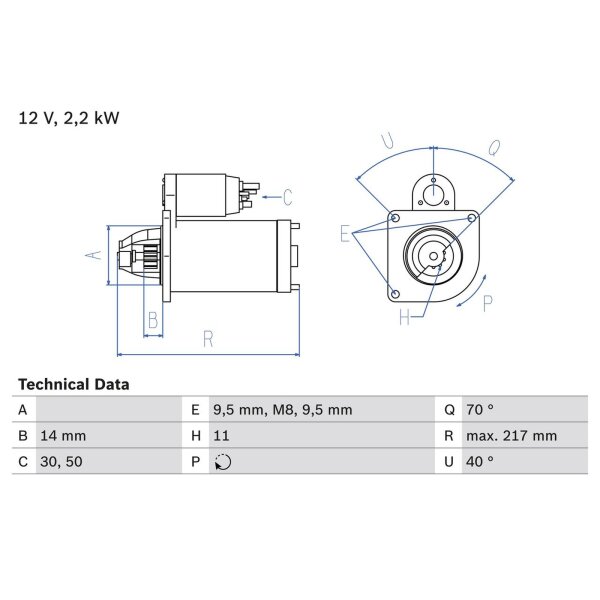 BOSCH 0 986 023 580 Starter
