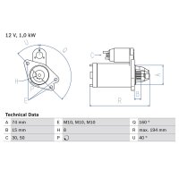 BOSCH 0 986 023 920 Starter