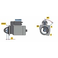 BOSCH 0 986 024 020 Starter