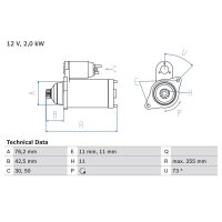 BOSCH 0 986 024 360 Starter