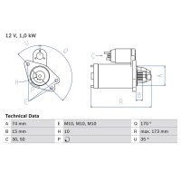 BOSCH 0 986 025 290 Starter