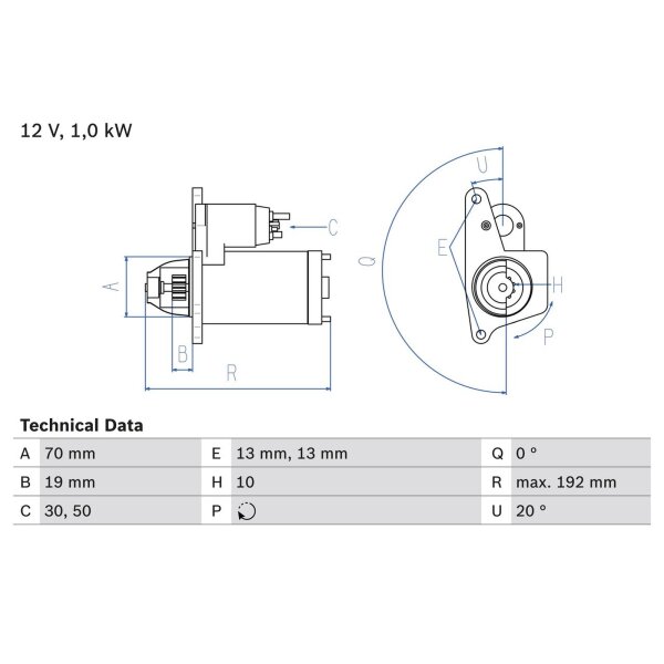 BOSCH 0 986 025 690 Starter