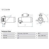 BOSCH 0 986 027 200 Starter