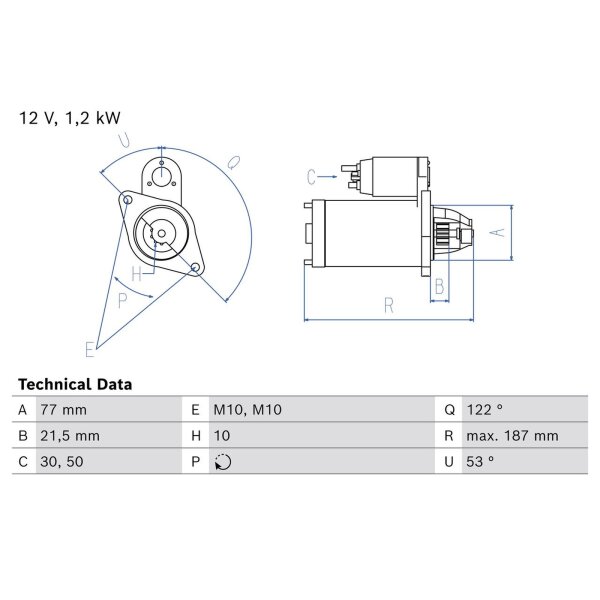 BOSCH 0 986 027 220 Starter