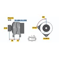 BOSCH 0 986 041 810 Generator