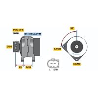 BOSCH 0 986 042 810 Generator