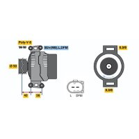 BOSCH 0 986 045 420 Generator