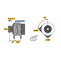 BOSCH 0 986 080 410 Generator