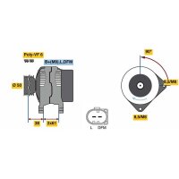 BOSCH 0 986 080 970 Generator
