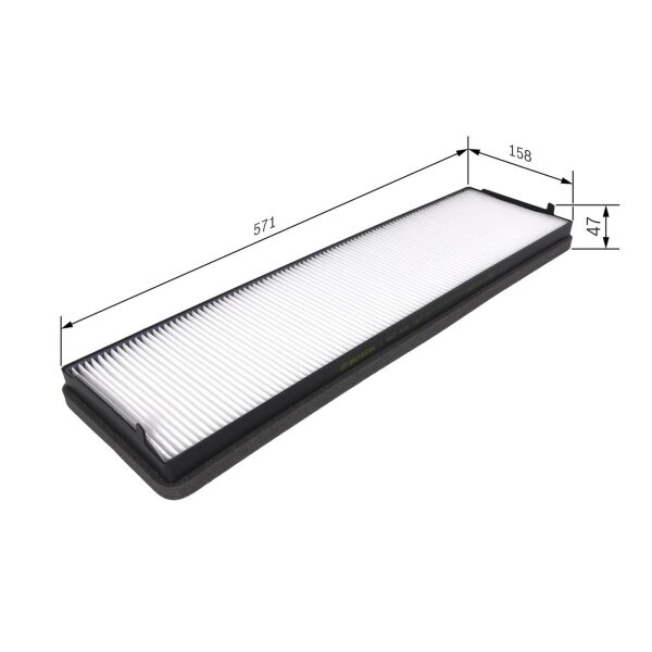 BOSCH 1 987 431 157 Filter, Innenraumluft