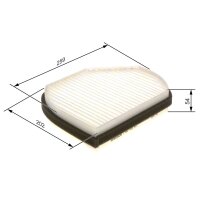 BOSCH 1 987 432 001 Filter, Innenraumluft