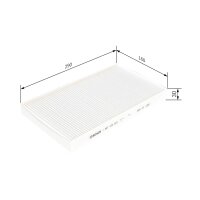 BOSCH 1 987 432 003 Filter, Innenraumluft