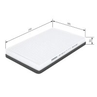 BOSCH 1 987 432 013 Filter, Innenraumluft
