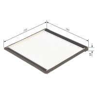 BOSCH 1 987 432 021 Filter, Innenraumluft