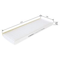 BOSCH 1 987 432 030 Filter, Innenraumluft