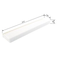 BOSCH 1 987 432 073 Filter, Innenraumluft
