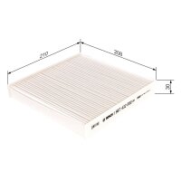BOSCH 1 987 432 080 Filter, Innenraumluft
