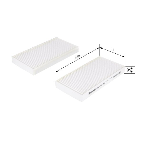 BOSCH 1 987 435 008 Filter, Innenraumluft