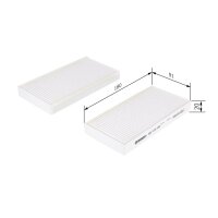 BOSCH 1 987 435 008 Filter, Innenraumluft