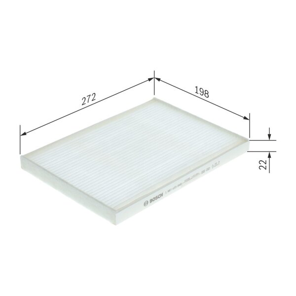 BOSCH 1 987 435 048 Filter, Innenraumluft