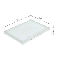 BOSCH 1 987 435 048 Filter, Innenraumluft