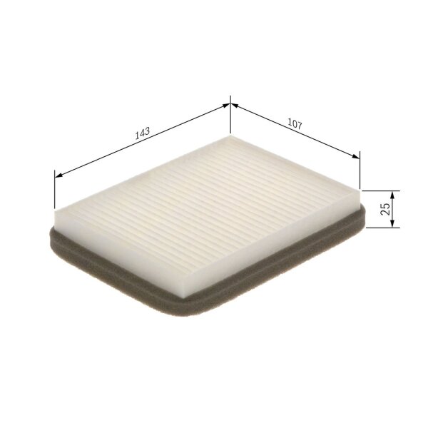 BOSCH 1 987 435 052 Filter, Innenraumluft