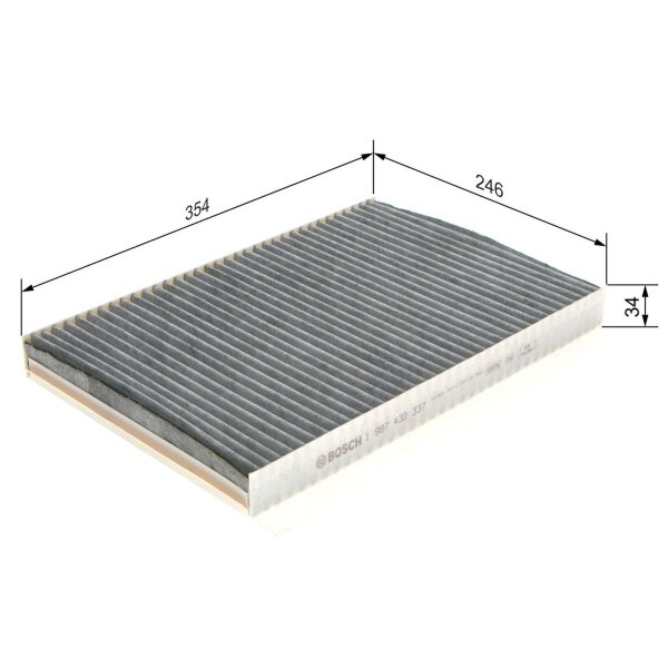 BOSCH 1 987 432 337 Filter, Innenraumluft