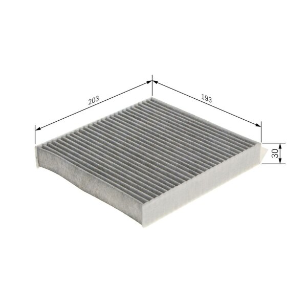 BOSCH 1 987 435 584 Filter, Innenraumluft