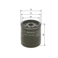 BOSCH 0 451 103 227 Ölfilter