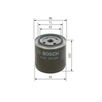BOSCH 0 451 103 289 Ölfilter