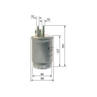 BOSCH 0 450 906 357 Kraftstofffilter