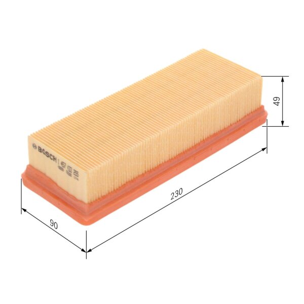 BOSCH 1 457 433 255 Luftfilter