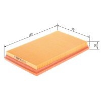 BOSCH 1 457 433 533 Luftfilter