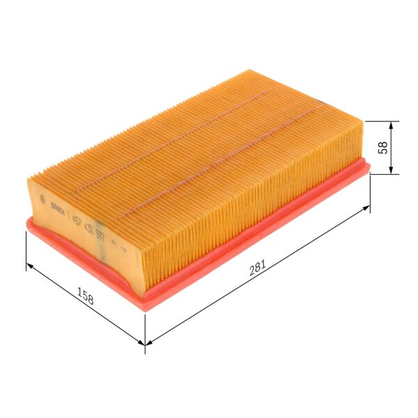 BOSCH 1 457 433 577 Luftfilter