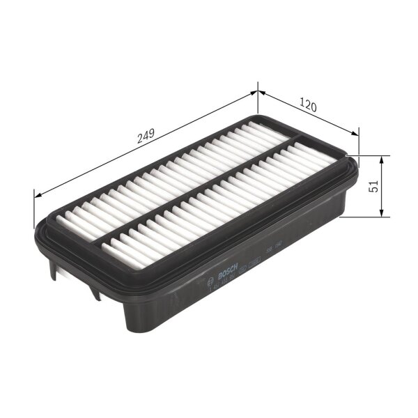 BOSCH 1 457 433 957 Luftfilter