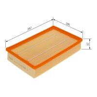 BOSCH F 026 400 033 Luftfilter