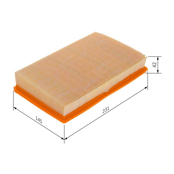 BOSCH F 026 400 037 Luftfilter