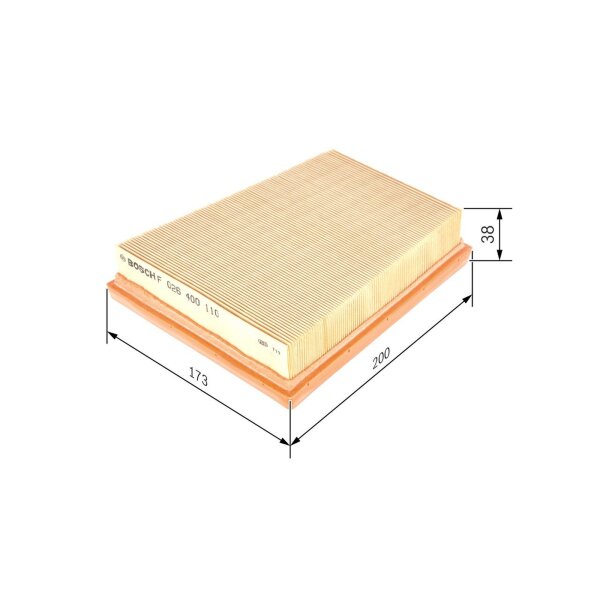 BOSCH F 026 400 110 Luftfilter
