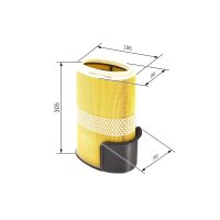 BOSCH F 026 400 131 Luftfilter