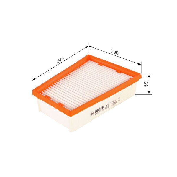 BOSCH F 026 400 229 Luftfilter