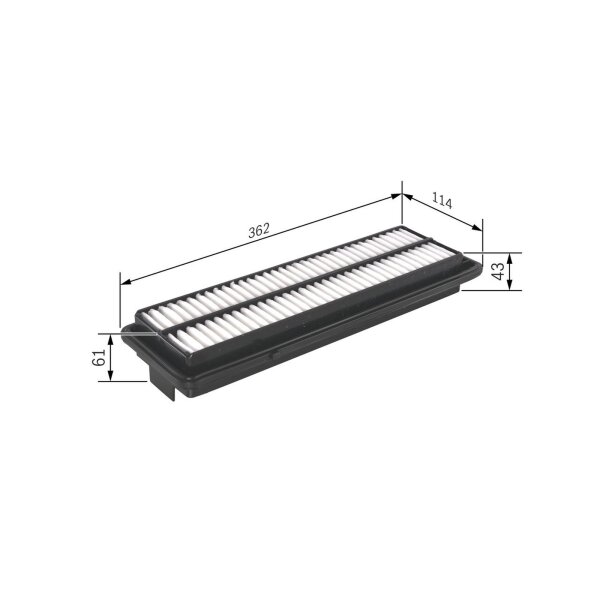 BOSCH F 026 400 232 Luftfilter